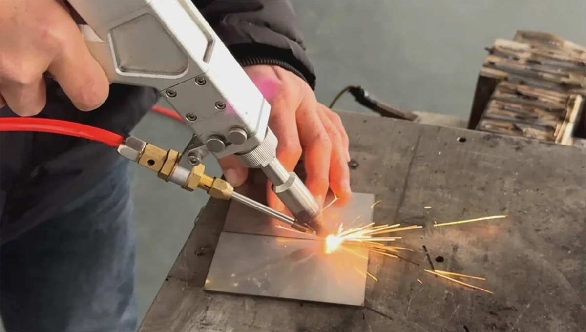 A laser welding machine
