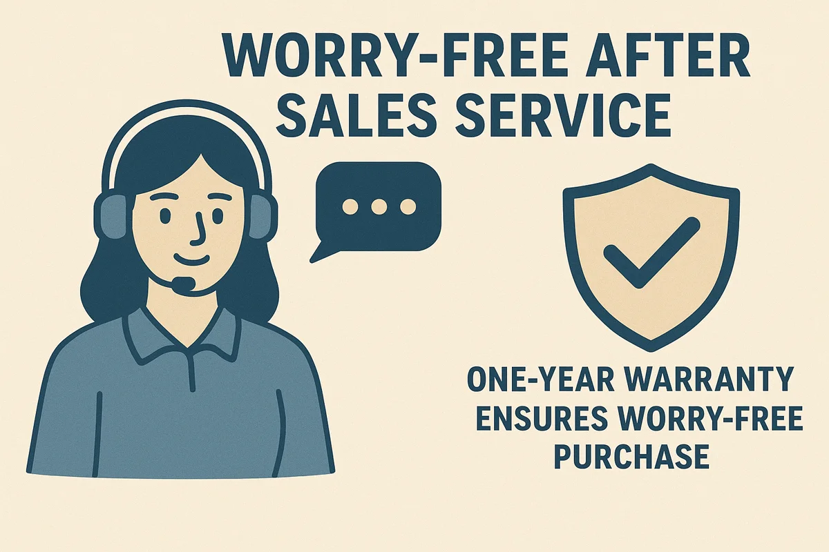 Worry-free after-sales service